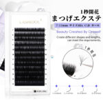 LASHIDOL マツエク 1秒開花 まつげエクステ まつ毛エクステ専用 ビューティーショップ専用 太さ0.07mm Cカール 長さ7-13mm混合 12列の大容量 混合 上質で柔らかく 安定したカール 根元が散らない 変形しにくく 持続性 - 画像 (2)