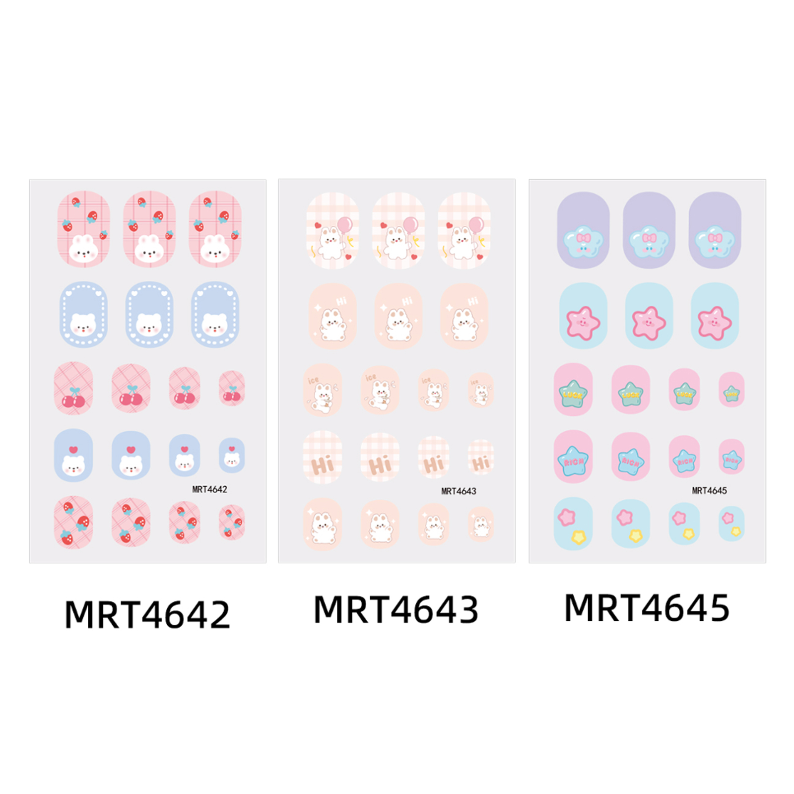 LASHIDOL 子供用ネイルシール キッズネイルステッカー|簡単貼るだけ|安心素材・爪にやさしい|DIYネイル遊びに最適