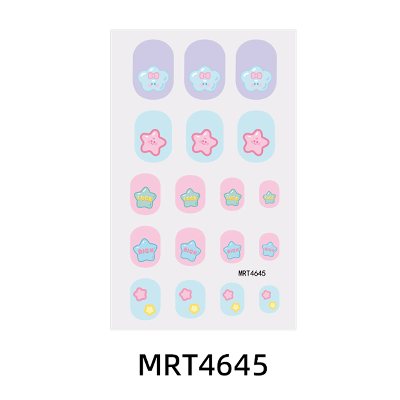 LASHIDOL 子供用ネイルシール キッズネイルステッカー|簡単貼るだけ|安心素材・爪にやさしい|DIYネイル遊びに最適 - 画像 (4)