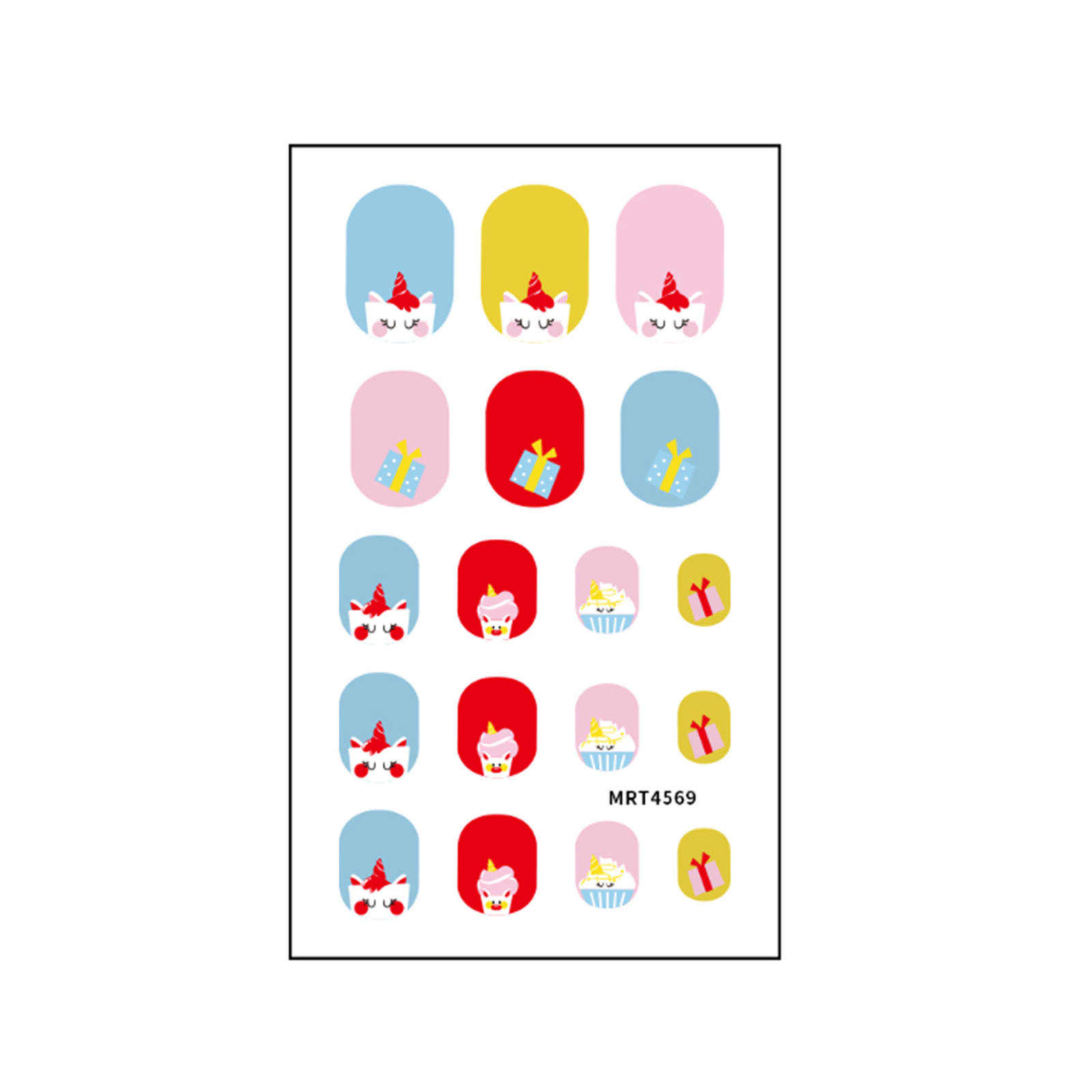 LASHIDOL 子供用ネイルシール キッズネイルステッカー|簡単貼るだけ|安心素材・爪にやさしい|DIYネイル遊びに最適 - 画像 (3)